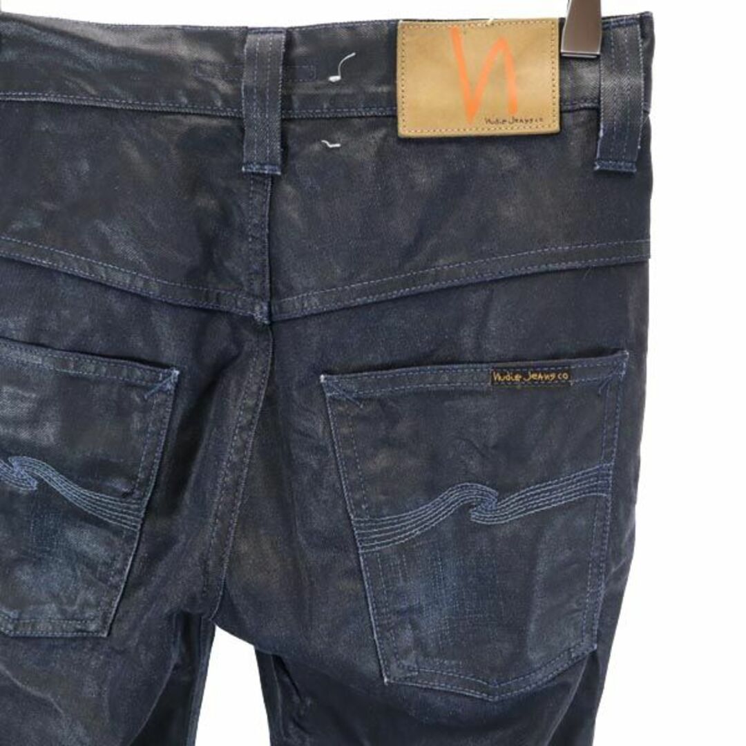 ヌーディージーンズ デニムパンツ w30 ネイビー系 Nudie Jeans ジーパン メンズ 【中古】 【230407】