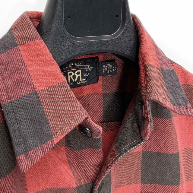 22FW 新品 RRL ダブルアールエル プラッド チェック シャツ 長袖 XS