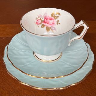 エインズレイ(Aynsley China)の【英国ビンテージ】エインズレイ★イングリッシュローズ★トリオ(食器)