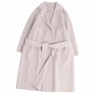 マックスマーラ(Max Mara)の極美品 マックスマーラ S’Max Mara コート ガウンコート ロングコート ウール cucito a mano 無地 アウター レディース JI42 GB10 FB40(L相当) ライトグレー(その他)