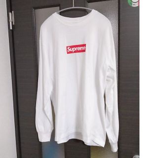 シュプリーム(Supreme)の【美品】シュプリームシンプルロゴロンＴ　L(Tシャツ/カットソー(七分/長袖))