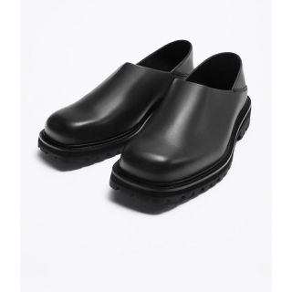 ザラ(ZARA)のzara vibram レザーミュール(ドレス/ビジネス)