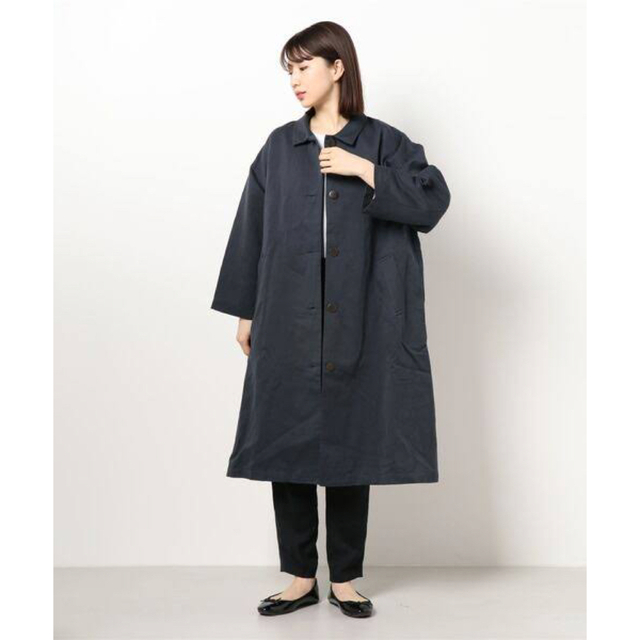 SM2(サマンサモスモス)の綿麻ツイルビッグコート レディースのジャケット/アウター(ロングコート)の商品写真