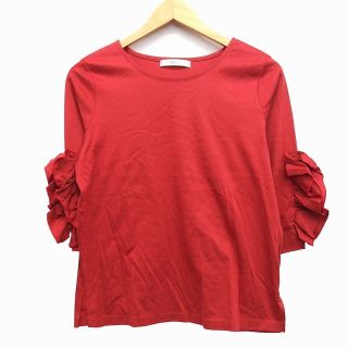 ビッキー(VICKY)のビッキー VICKY カットソー Tシャツ ワイド 無地 フリル 七分袖 丸首(その他)