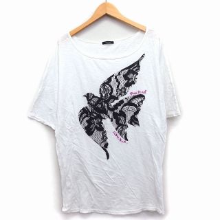 ローズバッド(ROSE BUD)のローズバッド ROSE BUD ワンピース Tシャツワンピ ミニ 膝上 透け感(ミニワンピース)