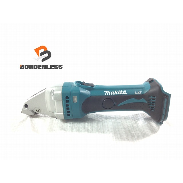 バイク☆美品☆makita マキタ 18V 1.6mm 充電式ストレートシャー JS161D 青/ブルー 本体のみ 切断機 69600