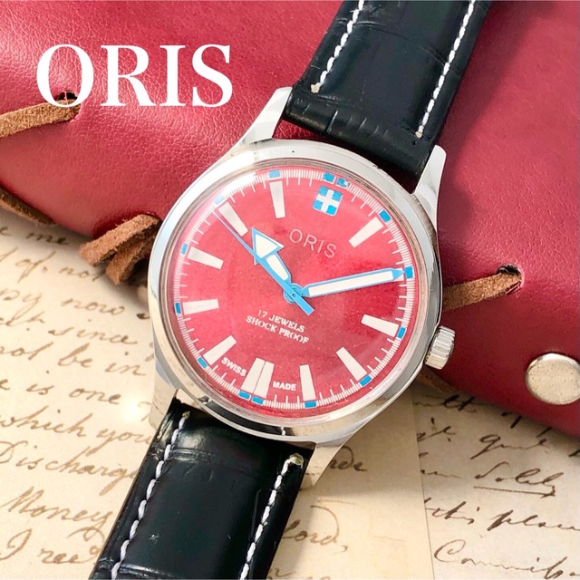 □美品□オリス□ORIS 手巻き機械式1980年代ヴィンテージメンズ腕時計 ...