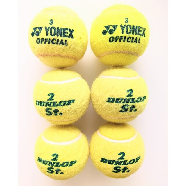 YONEX(ヨネックス)のテニスボール　6個 スポーツ/アウトドアのテニス(ボール)の商品写真