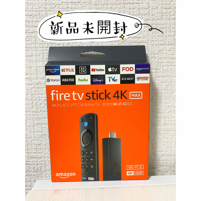 新品未開封　fire tv stick 4k 　Alexa対応音声認識リモコン付