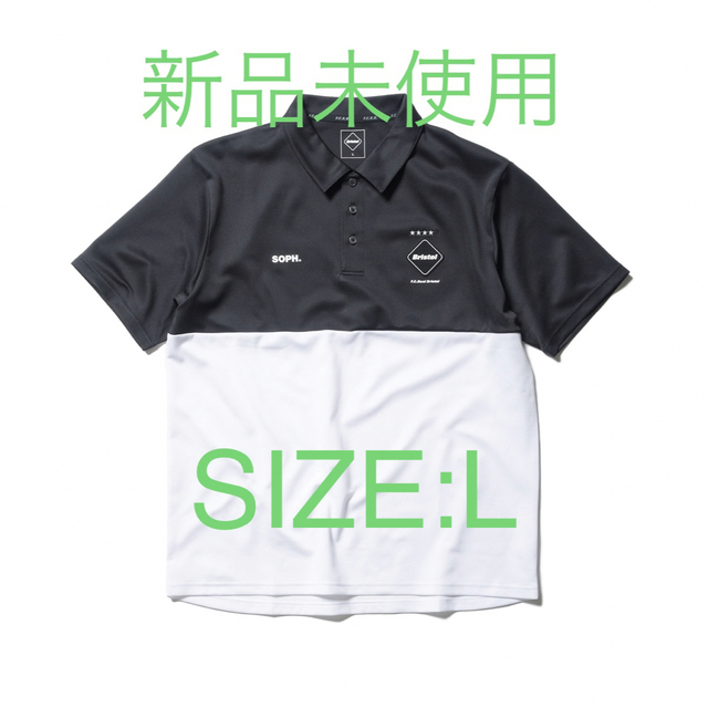 F.C.R.B.(エフシーアールビー)のFCRB S/S TEAM POLO 新品未使用未開封 L ブラック メンズのトップス(ポロシャツ)の商品写真