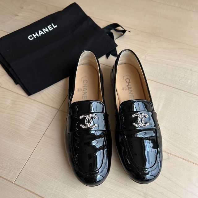 CHANEL ローファー ブラックsize 37（23.5〜24cm）