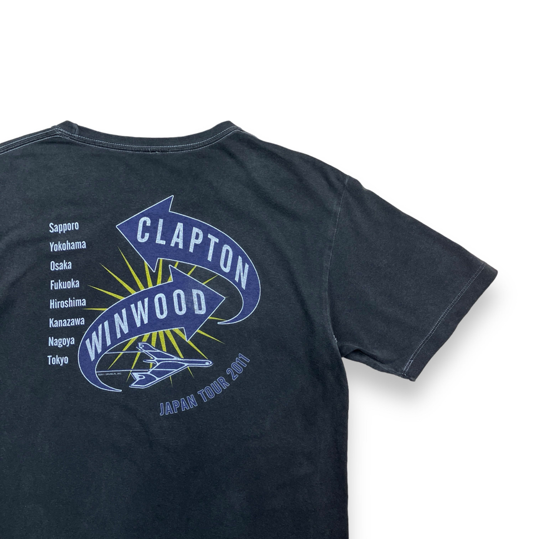 Eric clapton エリッククラプトン　ヴィンテージTシャツ　ロック　黒