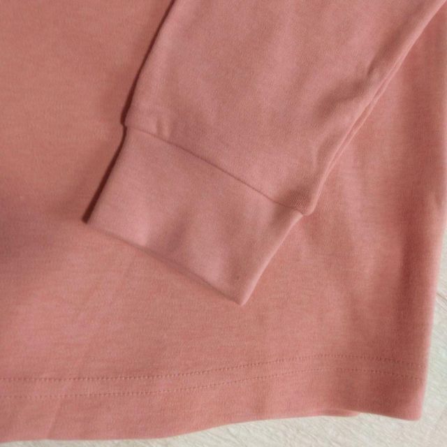 UNIQLO(ユニクロ)の④【タグ付未使用】UNIQLO ソフトタッチハイネックT　M　長袖　混紡　ピンク メンズのトップス(Tシャツ/カットソー(七分/長袖))の商品写真