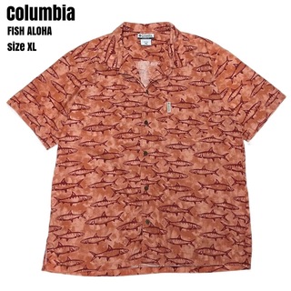 コロンビア(Columbia)の＊6509 Columbia コロンビア　釣り　ルアー　魚　半袖シャツ(シャツ)