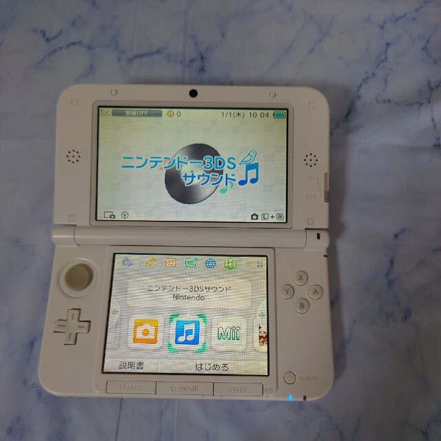 ニンテンドー3DS - 「ニンテンドー3DS LL ピンク×ホワイト」訳あり極美