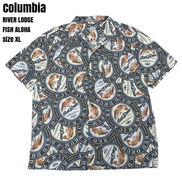 Columbia(コロンビア)の＊6510 Columbia コロンビア　釣り　ルアー　魚　半袖シャツ メンズのトップス(シャツ)の商品写真
