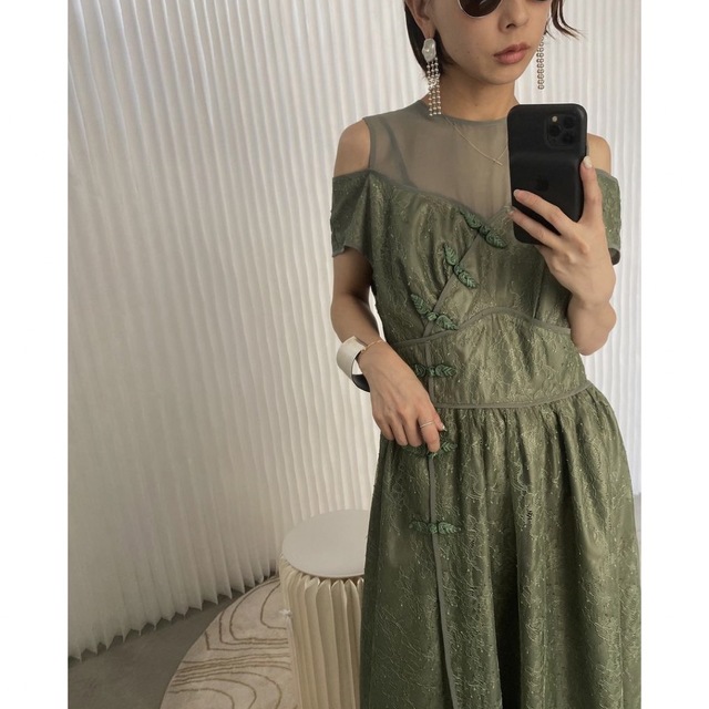 ameri vintage / LACE KANG FU DRESS ameri vintage / LACE KANG FU DRESS