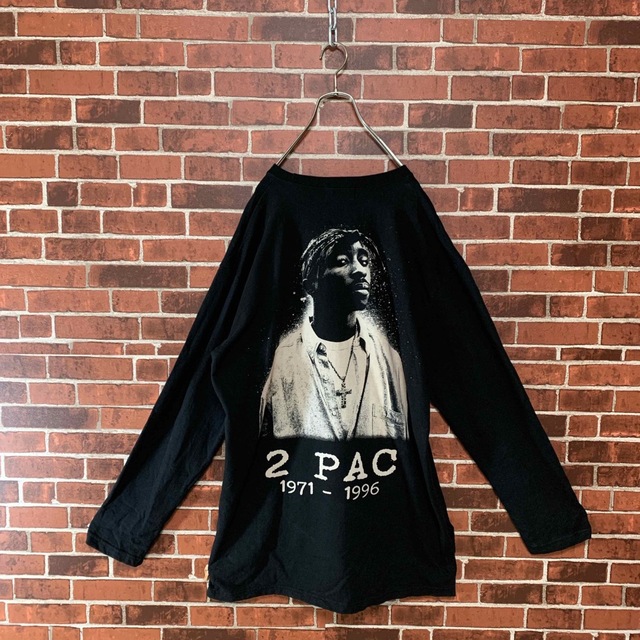 美品】EDEN XXX 2pac バックプリント ラップロンTee 美品】EDEN XXX 2pac バックプリント ラップロンTee