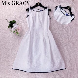 M'S GRACY - 専用 エムズグレイシー リボン 花柄 総柄 M 膝丈