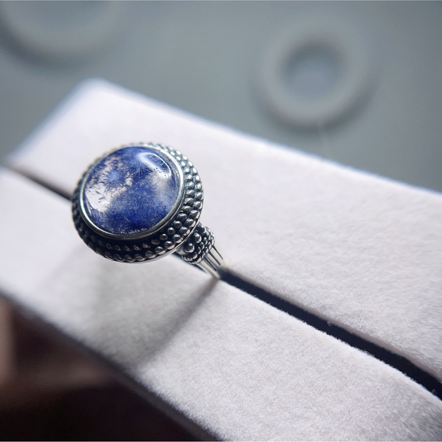 ブランドセレクト 16.8mm 天然無処理 デュモルチェライト リング | www ブランドセレクト 16.8mm 天然無処理 デュモルチェライト リング | www