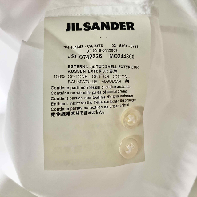 JIL SANDER 19SS boxy shirt コットンシャツ 最先端 50.0%OFF vivacf.net