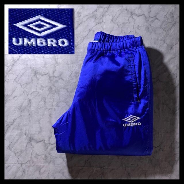 よい販売がある 90s 古着 UMBRO 青タグ 中綿 ナイロンパンツ XXL 刺繍