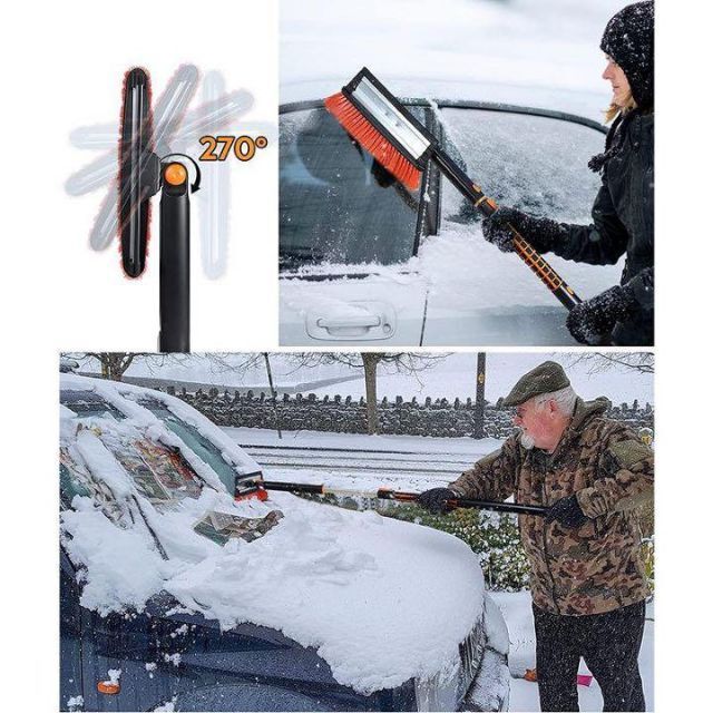 車用スノーブラシ 3 in 1 多機能 車 除雪ブラシ 雪かき SUV スポーツ/アウトドアのアウトドア(その他)の商品写真