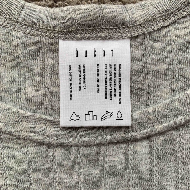 bukht ワイドリブロングスリーブTシャツ マホト着用 bukht ワイドリブロングスリーブTシャツ マホト着用