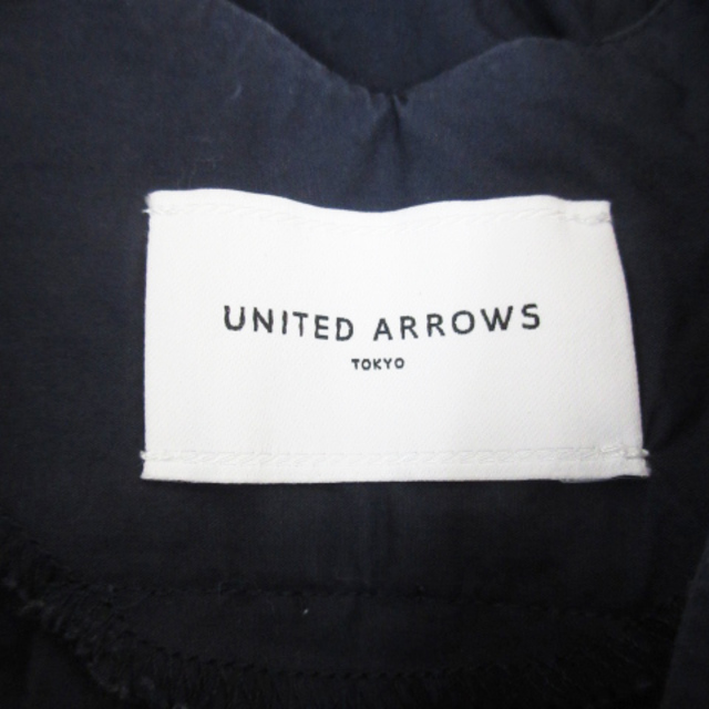 UNITED ARROWS(ユナイテッドアローズ)のユナイテッドアローズ ブラウス カットソー 半袖 無地 F 紺 /FF21 レディースのトップス(シャツ/ブラウス(半袖/袖なし))の商品写真