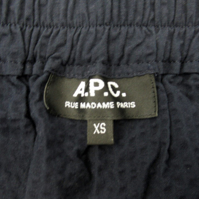 A.P.C(アーペーセー)のアーペーセー A.P.C. 台形スカート ミニ丈 XS ネイビー 紺 /MI11 レディースのスカート(ミニスカート)の商品写真