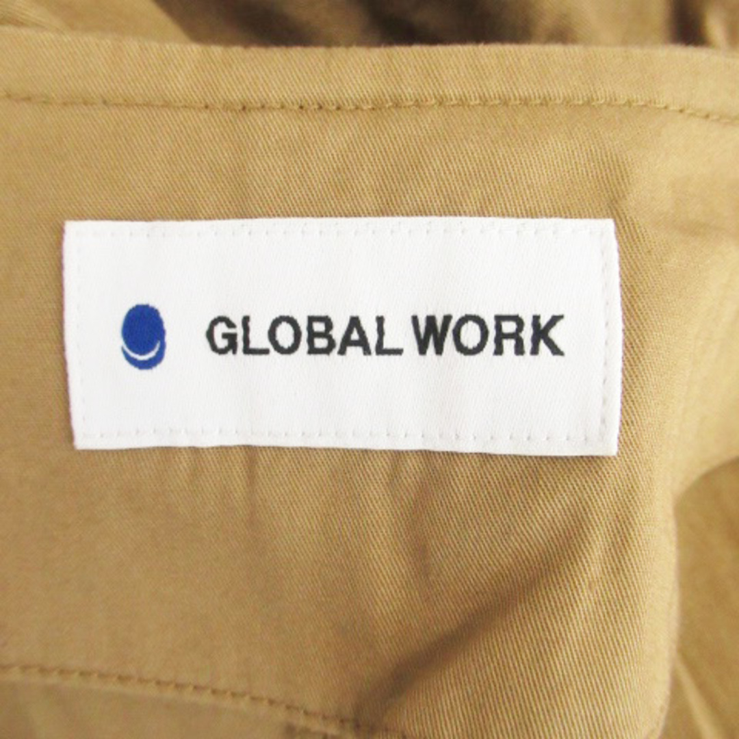 GLOBAL WORK(グローバルワーク)のグローバルワーク スプリングコート スリットネック ロング丈 F 茶色 ブラウン レディースのジャケット/アウター(スプリングコート)の商品写真