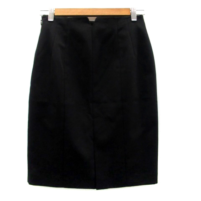 Karl Lagerfeld(カールラガーフェルド)のカールラガーフェルド タイトスカート ひざ丈 黒 ブラック レディースのスカート(ひざ丈スカート)の商品写真