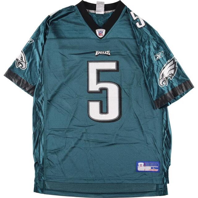 リーボック Reebok NFL PHILADELPHIA EAGLES フィラデルフィアイーグルス Vネック メッシュ ゲームシャツ フットボールシャツ メンズXL /eaa326104