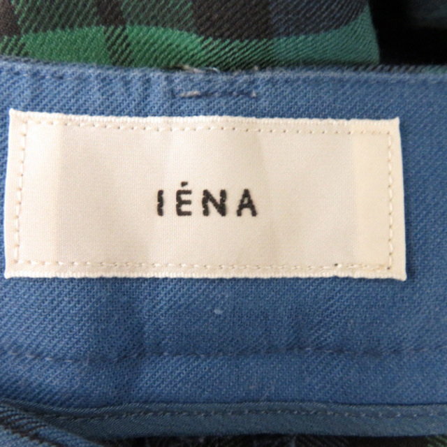 IENA(イエナ)のイエナ テーパードパンツ スラックス アンクル丈 チェック柄 40 マルチカラー レディースのパンツ(その他)の商品写真