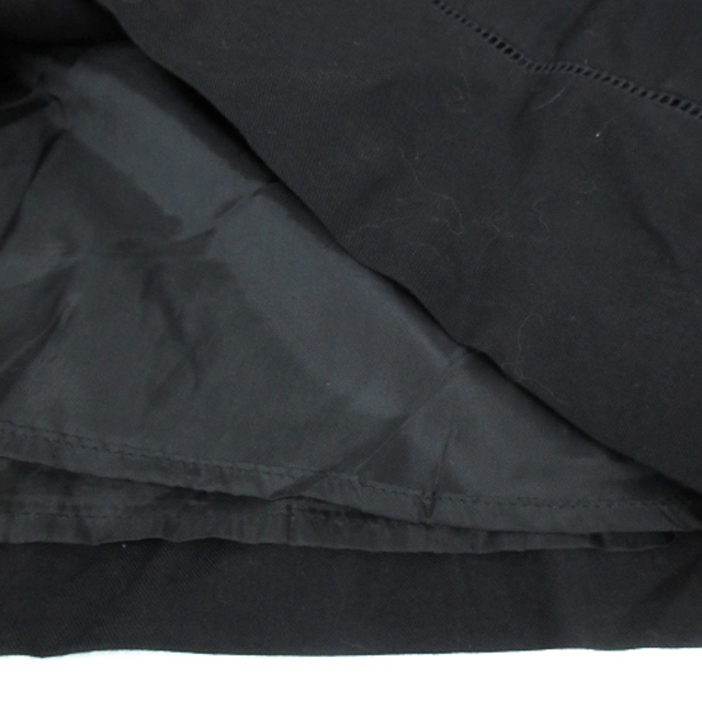 ef-de(エフデ)のエフデ フレアスカート ひざ丈 レース 無地 9 黒 ブラック /FF27 レディースのスカート(ひざ丈スカート)の商品写真