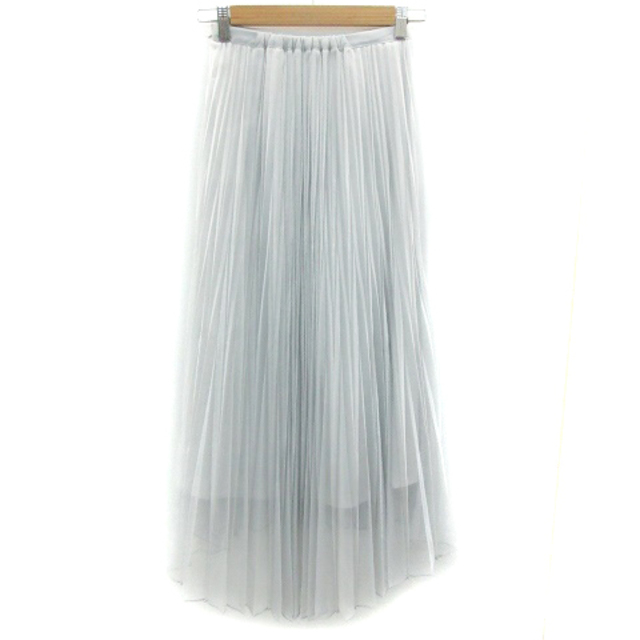 MERCURYDUO(マーキュリーデュオ)のマーキュリーデュオ チュールスカート プリーツスカート ロング丈 マキシ丈 F レディースのスカート(ロングスカート)の商品写真