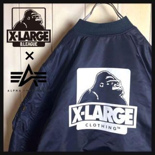 XLARGE - 【限定コラボ】エクストララージ×アルファ☆両面ロゴ入り