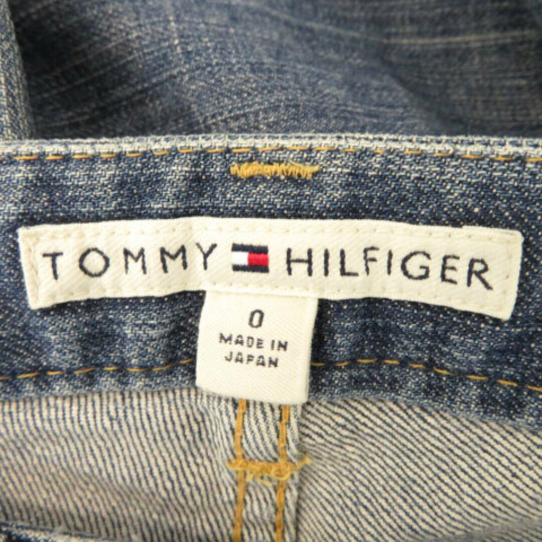 TOMMY HILFIGER(トミーヒルフィガー)のトミーヒルフィガー デニムパンツ ジーンズ ストレートパンツ 七分丈 無地 0  レディースのパンツ(デニム/ジーンズ)の商品写真