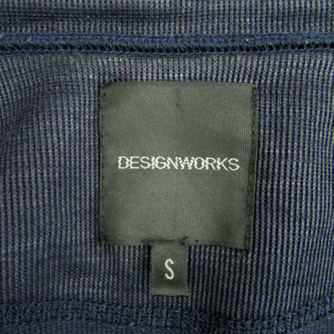 DESIGNWORKS(デザインワークス)のデザインワークス テーラードジャケット ミドル丈 シングルボタン リネン混 S メンズのジャケット/アウター(テーラードジャケット)の商品写真