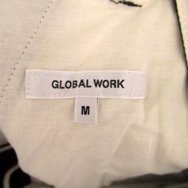GLOBAL WORK(グローバルワーク)のグローバルワーク パンツ ストレート 七分丈 ロールアップ M 紺 ネイビー メンズのパンツ(スラックス)の商品写真