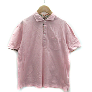 タケオキクチ(TAKEO KIKUCHI)のタケオキクチ TAKEO KIKUCHI ポロシャツ ポロカラー 3 ピンク(ポロシャツ)