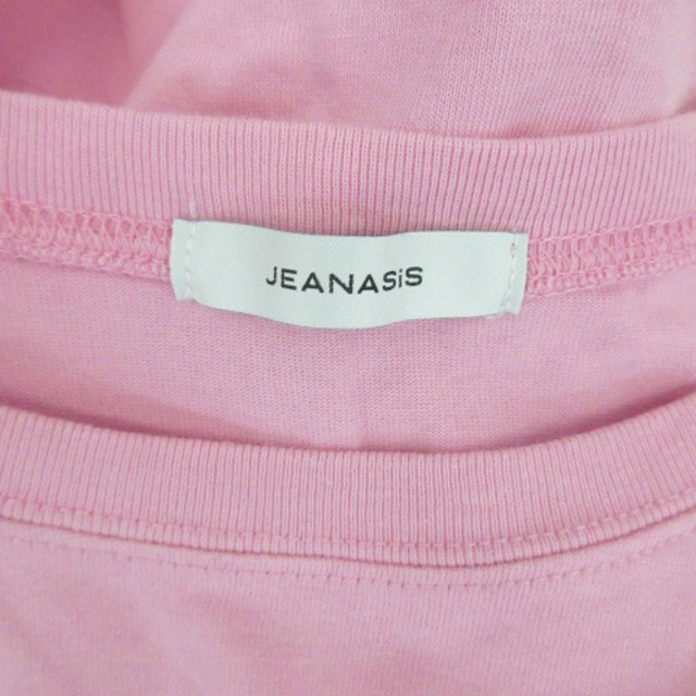 JEANASIS(ジーナシス)のジーナシス JEANASIS カットソー ノースリーブ クルーネック F ピンク レディースのトップス(カットソー(半袖/袖なし))の商品写真