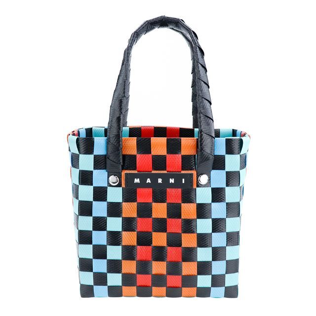 MARNI マイクロバスケット ブラック ミニかごバッグ 編み込み 軽量コロンビア