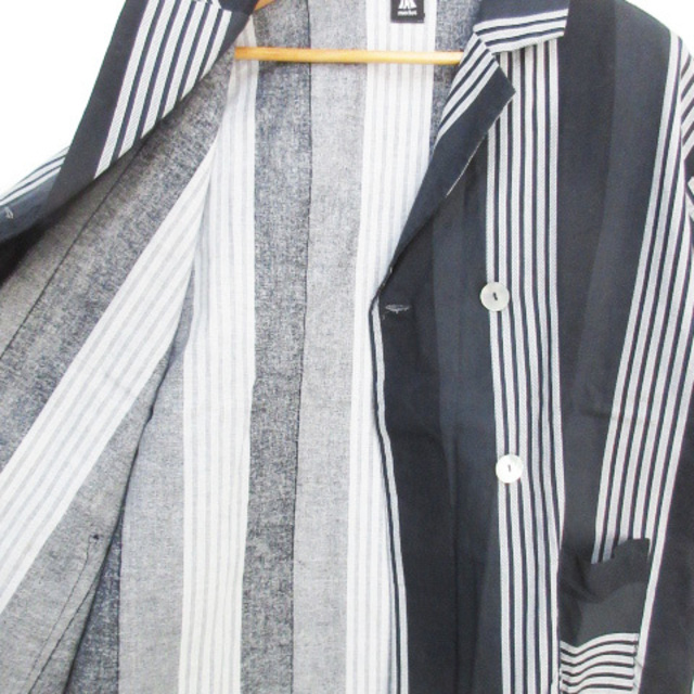other(アザー)のメルロー ジャケット ミドル丈 半袖 オープンカラー F 白 黒 /FF41 レディースのジャケット/アウター(その他)の商品写真