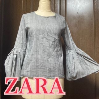 ザラ(ZARA)のZARA ボリュームスリーブ　ブラウス(シャツ/ブラウス(長袖/七分))