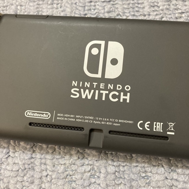 Nintendo Switch Lite グレー本体セット　動作品 2