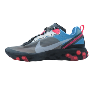 ナイキ(NIKE)のNIKE REACT ELEMENT 87 BLACK BLUE (スニーカー)