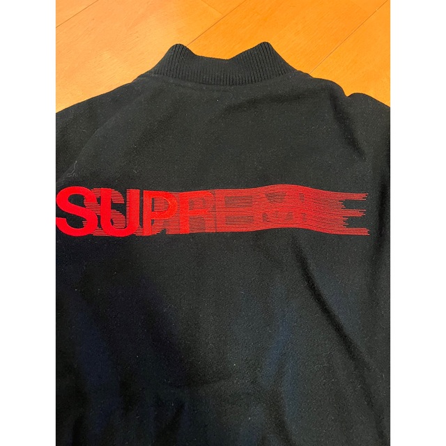 Supreme - motion logo varsity jacket supreme の通販 by ヤマ's shop