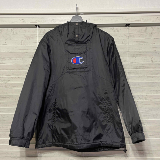 2018ss Supreme/Champion Pullover Parka黒M