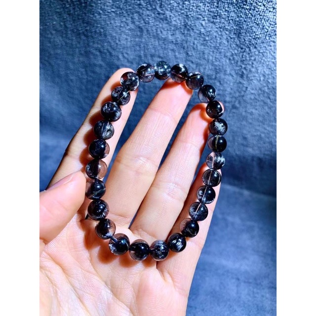 半額SALE ⭐︎【極上品】プラチナタイチンルチルクォーツ ブレスレット